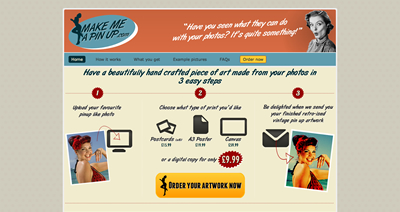 Make Me A Pin Up screenshot