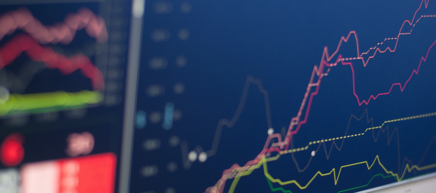 Photo of an analytics app on a latptop screen